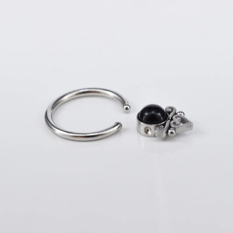 BCR with Black Onyx and Filigree - Image 3
