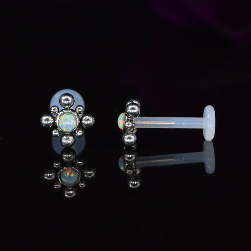 BioFlex Opal Labret With Beading - Image 2