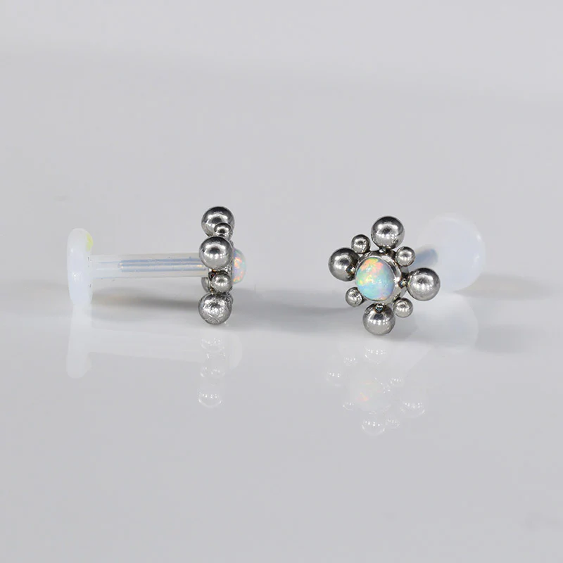 BioFlex Opal Labret With Beading - Image 3