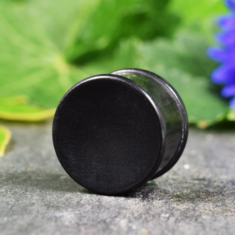 Black Wood Flesh Plugs