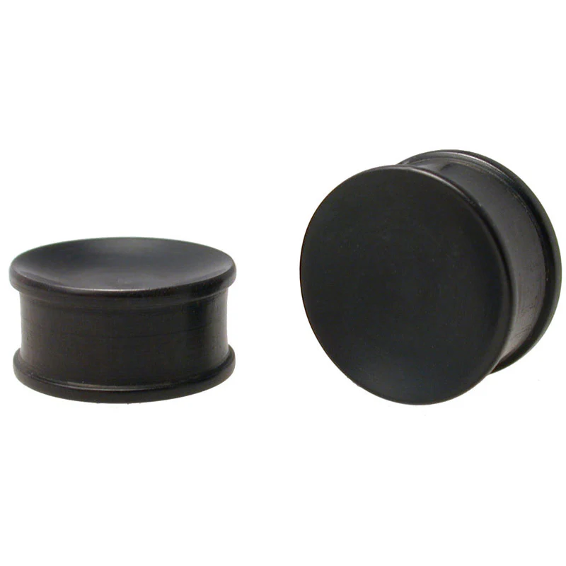 Black Wood Flesh Plugs - Image 2