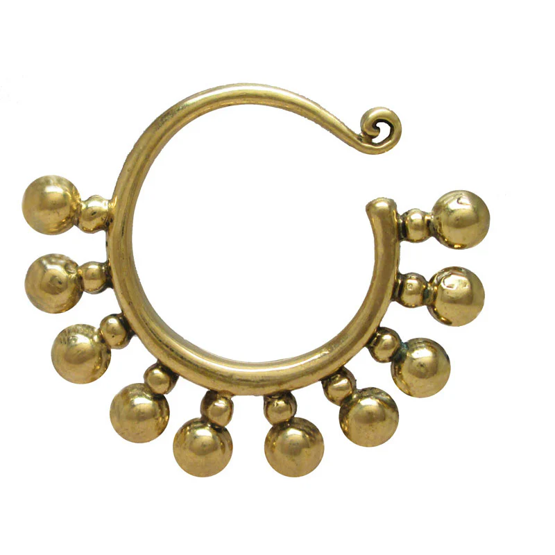 Miao Brass Ear Weight Pair - Image 2