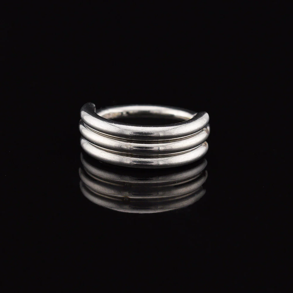 Clicker Ring with Triple Bands