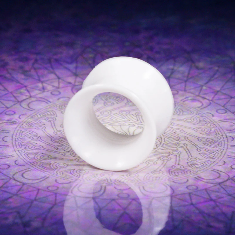 White Silicone Tunnels, Earskins