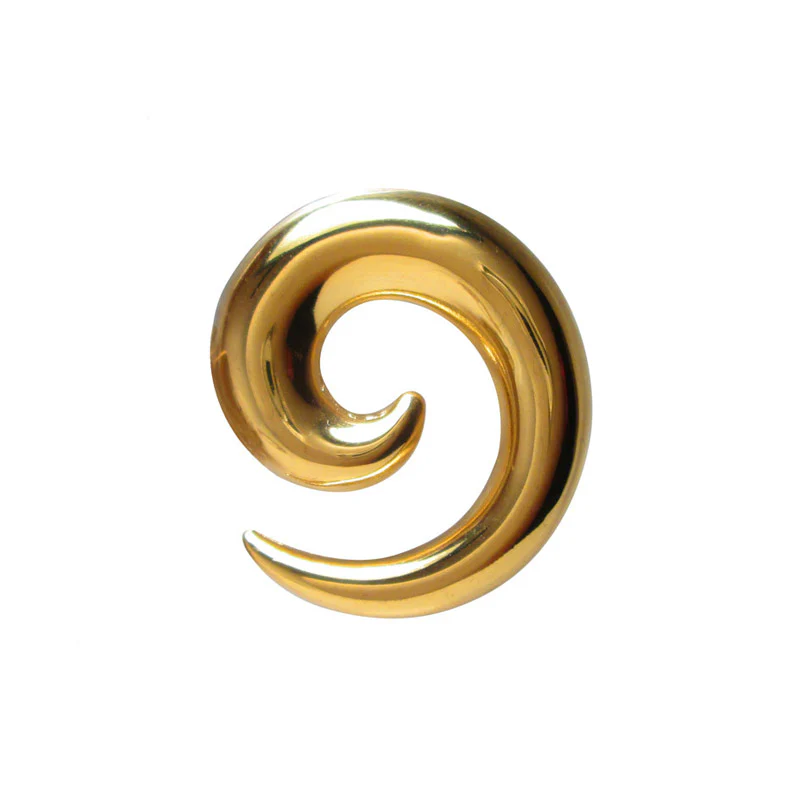 Gold Ear Spirals - Image 2