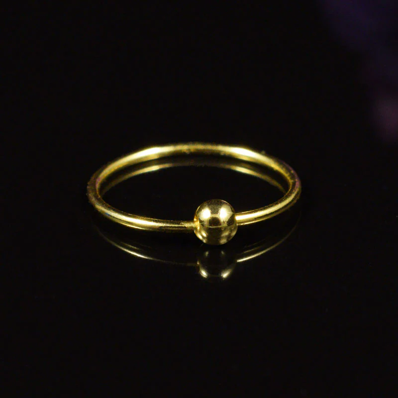 Gold Plated Nose Ring