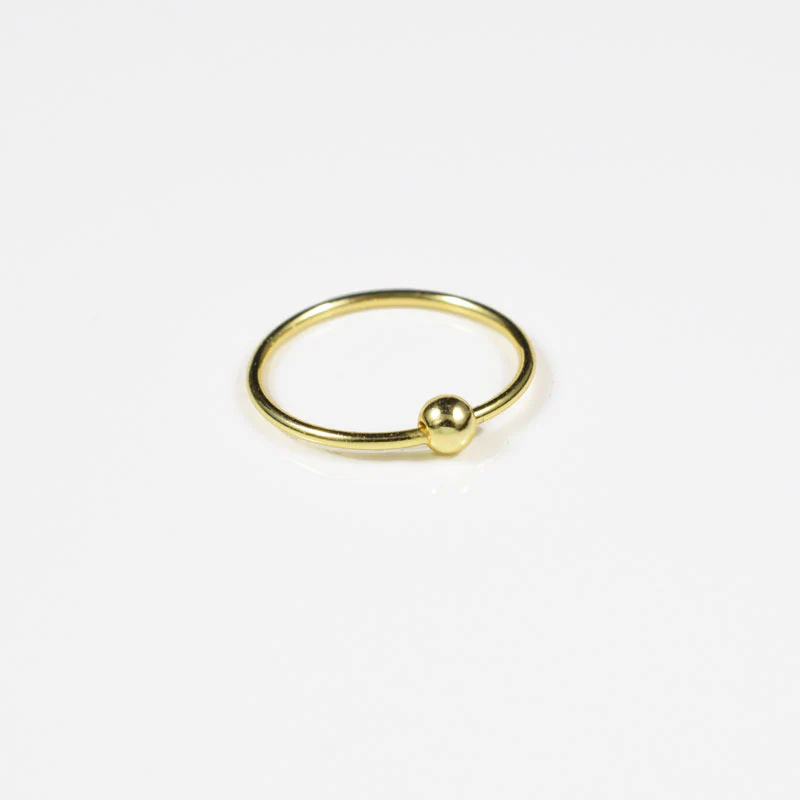 Gold Plated Nose Ring - Image 2