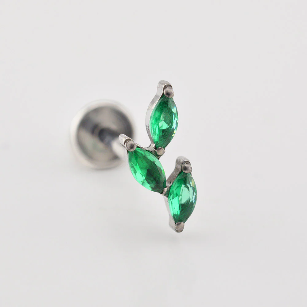 Green Vine Leaves Labret - Image 2