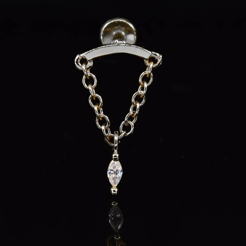 Hidden Helix with Dangling Gem