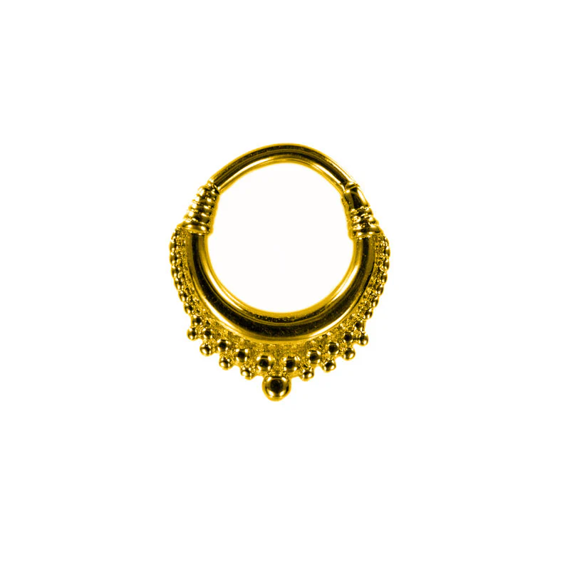 Hinged Segment Ring 'Indian Cascade' in Gold - Image 2