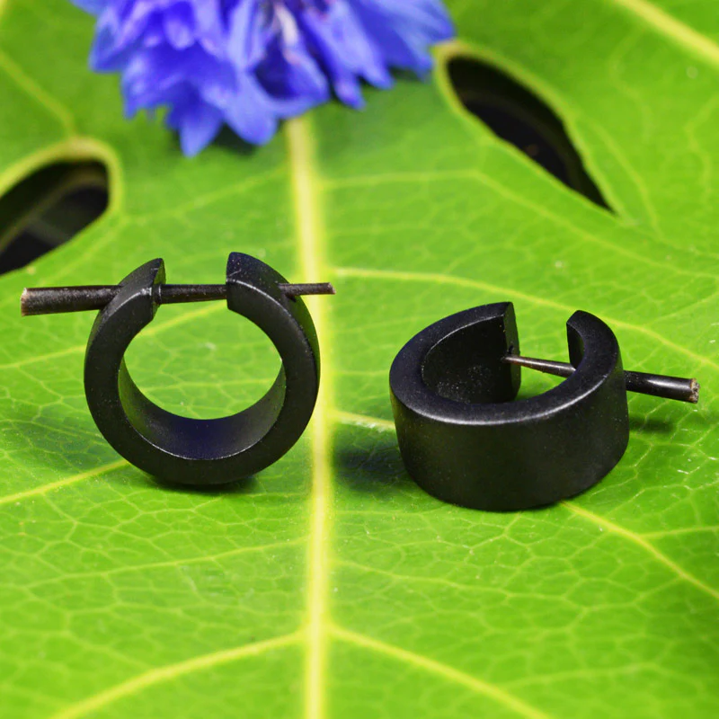 Huggies Style Tribal Wooden Earrings