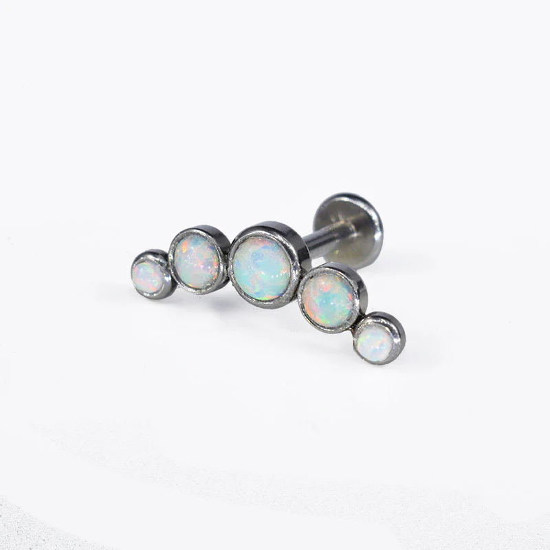 Labret with Five Opal Stones - Image 2