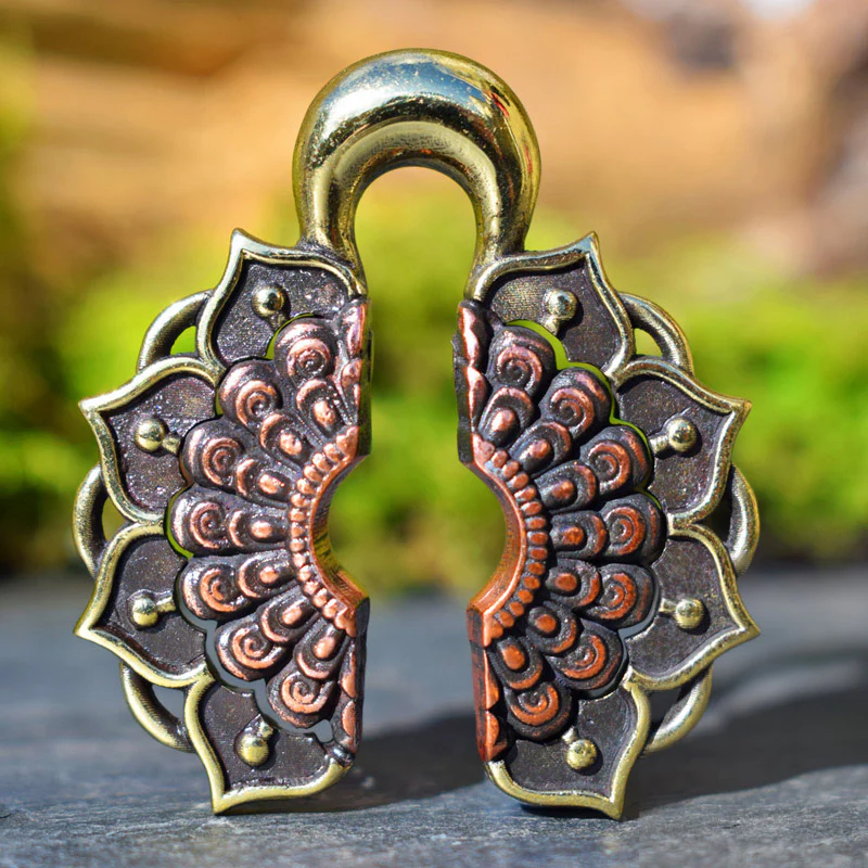 Lotus Mandala Ear Weights - Image 3