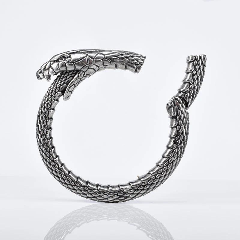 Ouroboros Snake Hoop Ear Weights - Image 4