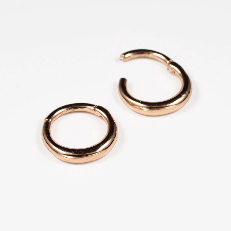 Simple Hinged Segment Ring in Rose Gold - Image 2
