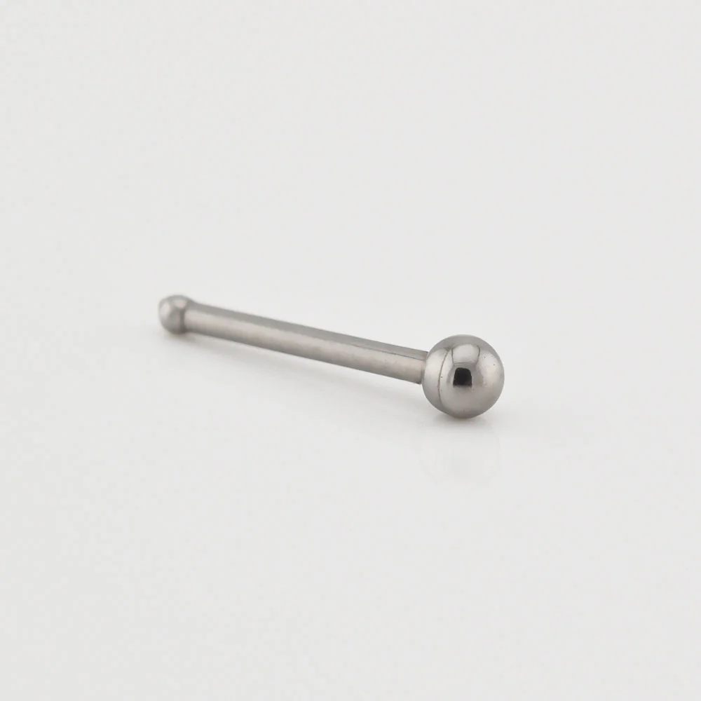 Simple Nose Stud in Surgical Steel - Image 2