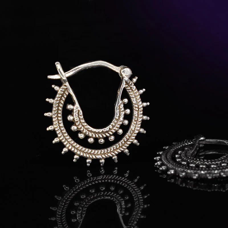 Silver Earrings 'Mandir'