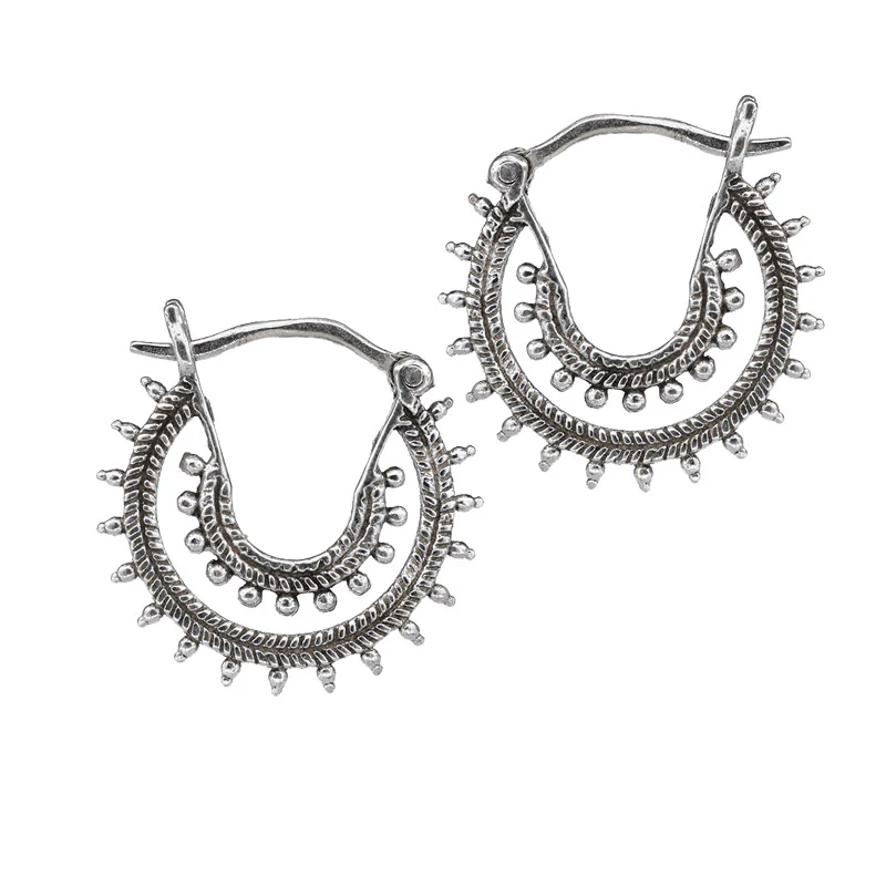 Silver Earrings 'Mandir' - Image 2