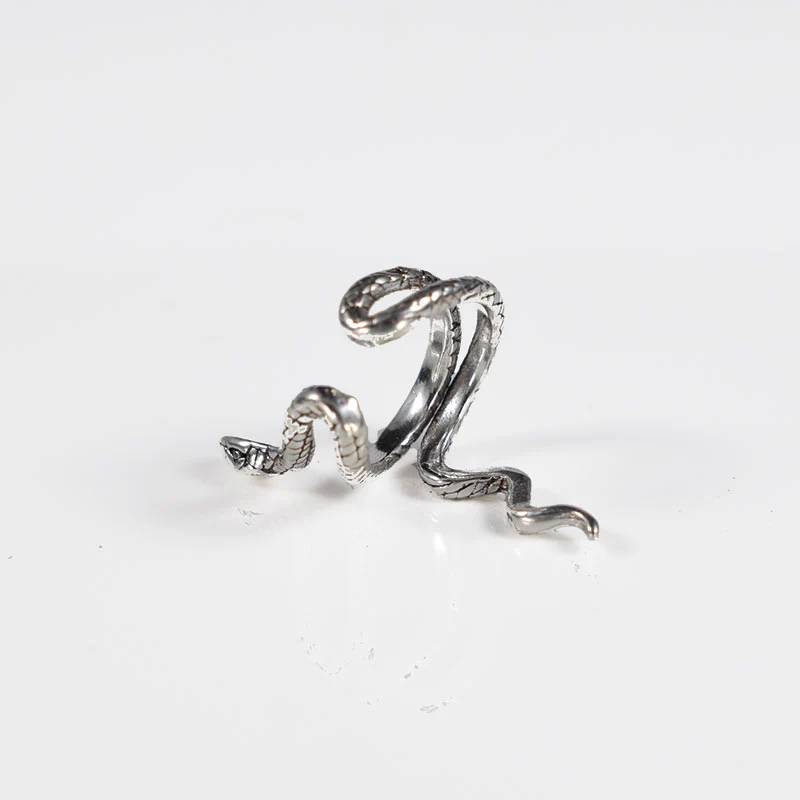 Snake Ear Cuff in Sterling Silver - Image 2