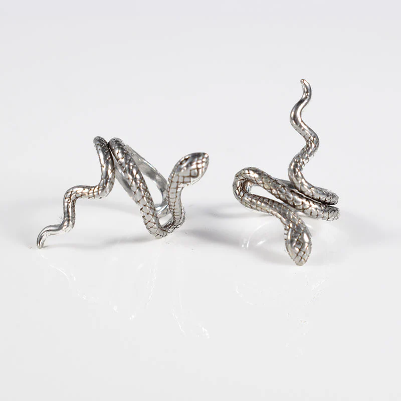 Snake Ear Cuff in Sterling Silver - Image 3