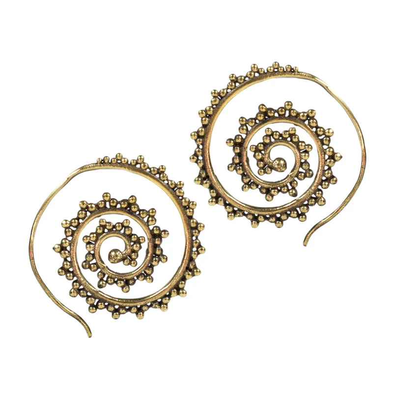 Spiral Earrings 'Kiwara' - Image 2