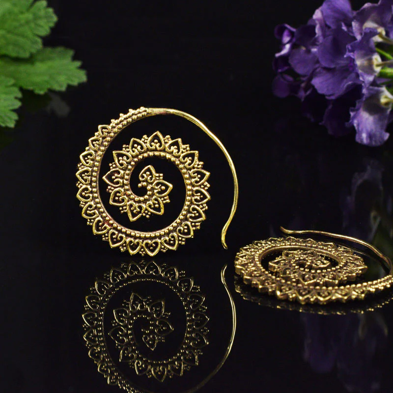 Spiral Earrings 'Rashmi'