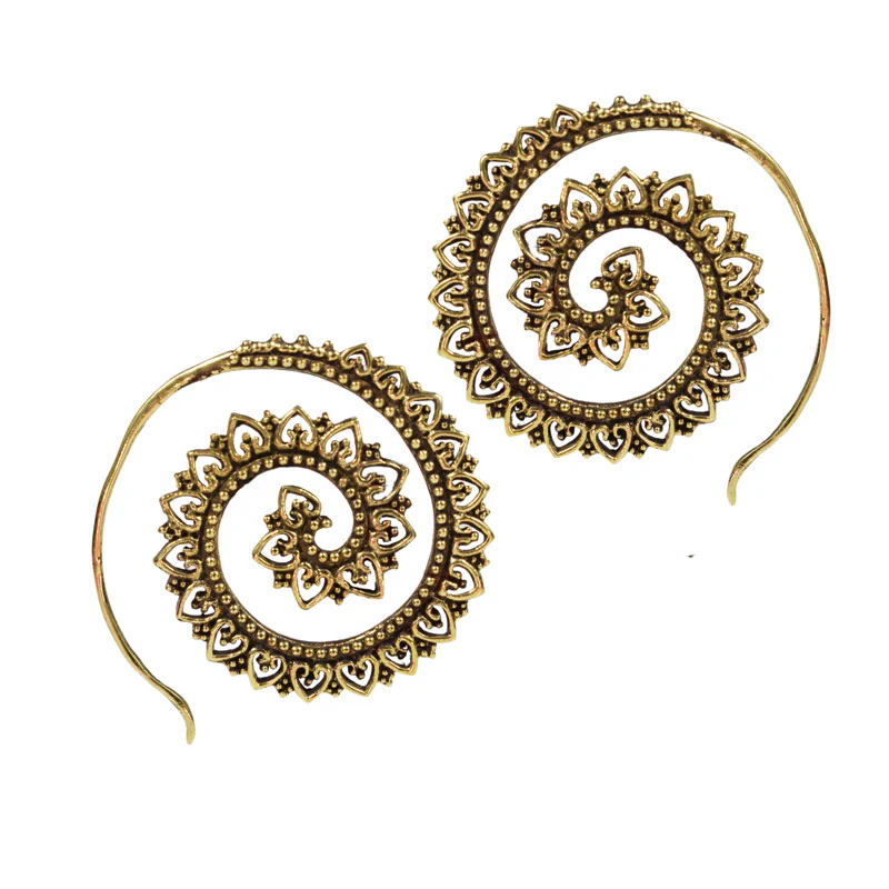 Spiral Earrings 'Rashmi' - Image 2