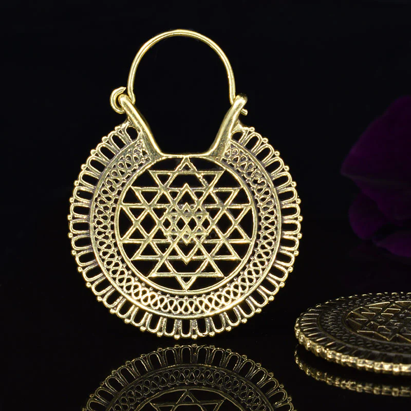 Sri Yantra Earrings