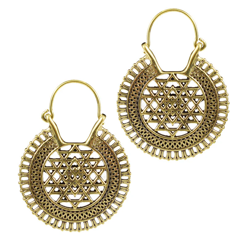 Sri Yantra Earrings - Image 2