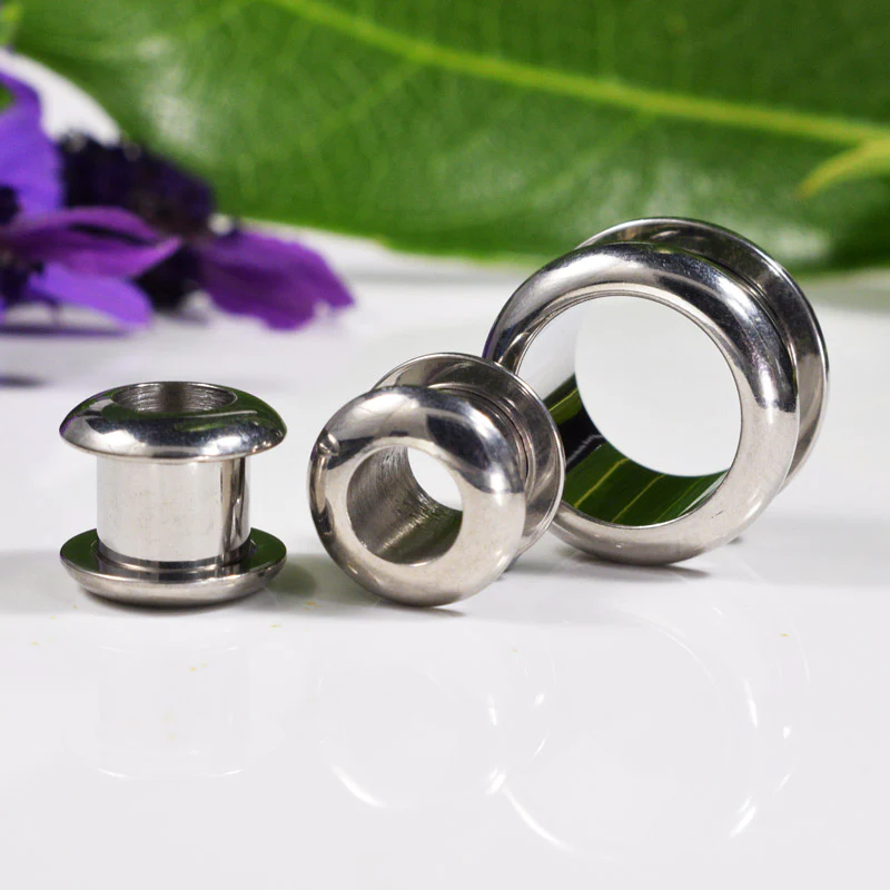 Steel 'Rivet' Ear Tunnel