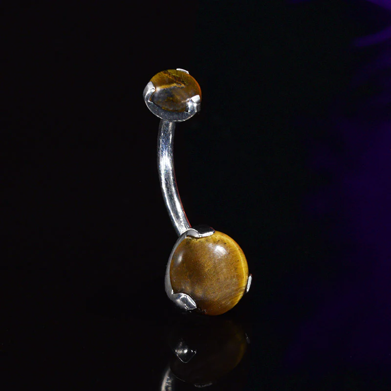 Tiger's Eye Navel Bar - Image 2