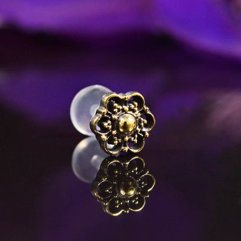 Tribal BioFlex Labret in Brass