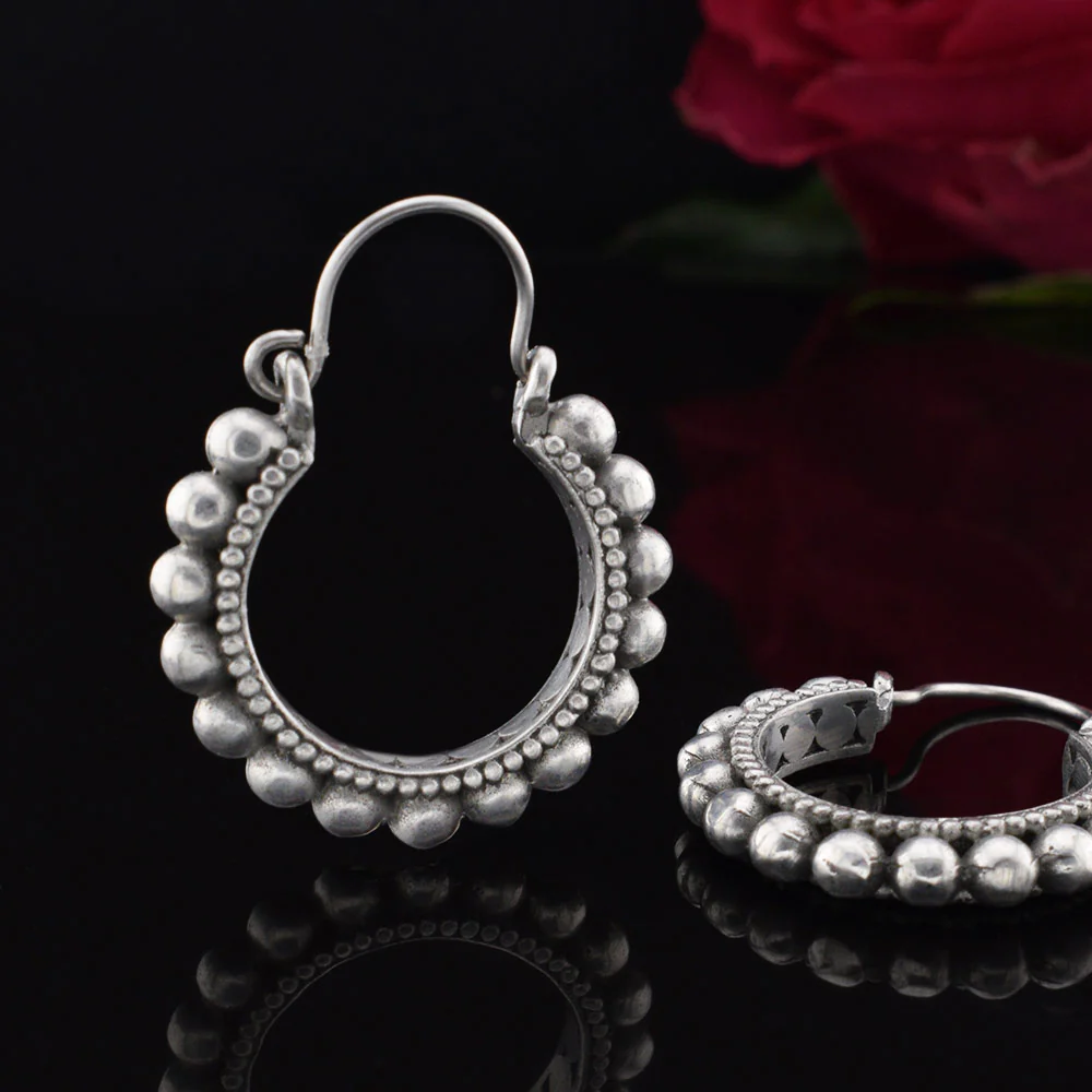 Tribal Hoop Earrings 'Kantara'