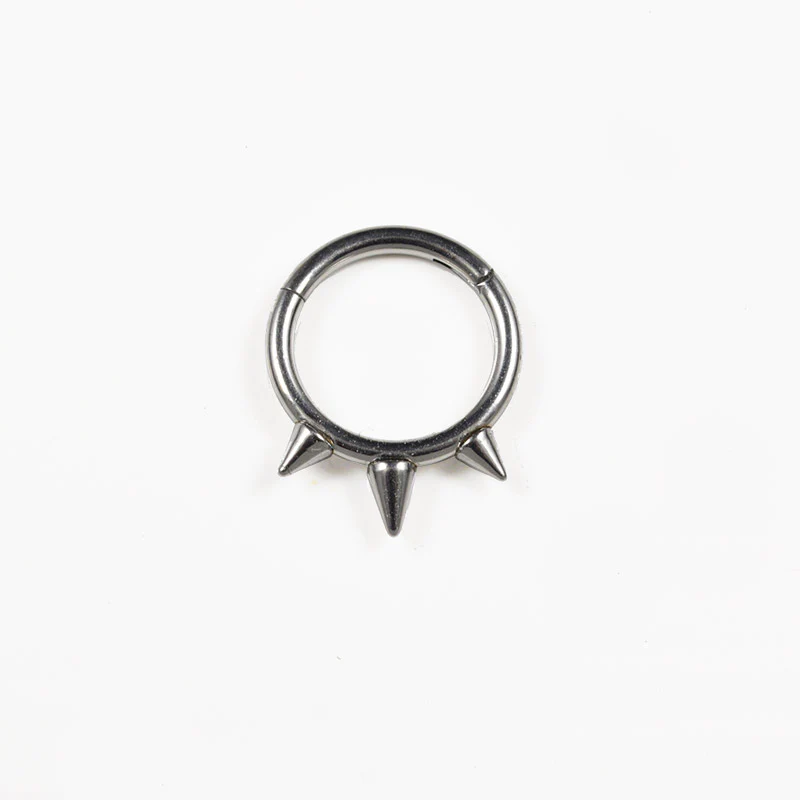 Triple Spike Hinged Segment Ring - Image 2