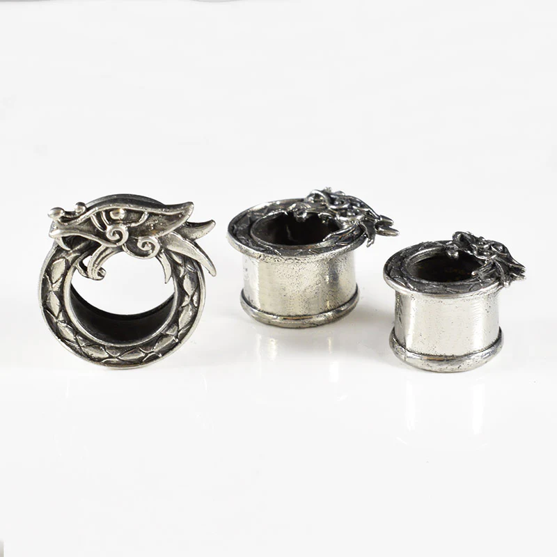 Viking Dragon Ear Tunnels 'Jörmungandr' - Image 3