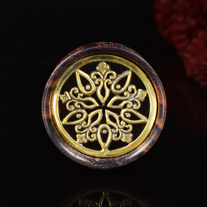 Temple Tunnels with Brass Filigree Lattice